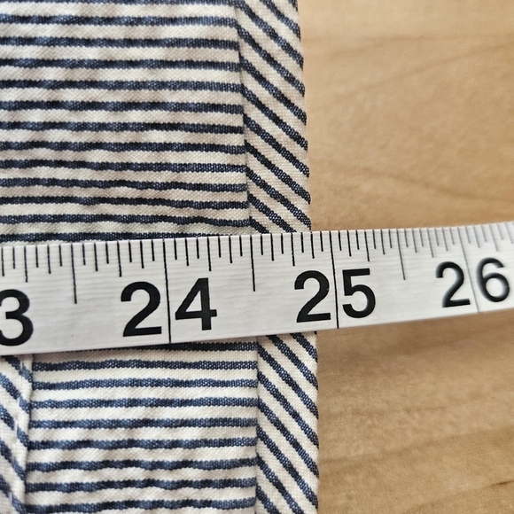 Of the Cloth Made in Italy Womens Gray White Structured Blazer No Size Tag - Picture 15 of 16